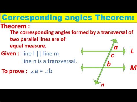 Corresponding Angles Theorem