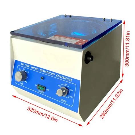 LAB CENTRIFUGE HEMATOCRIT Microhematocrit High-Speed Electric ...