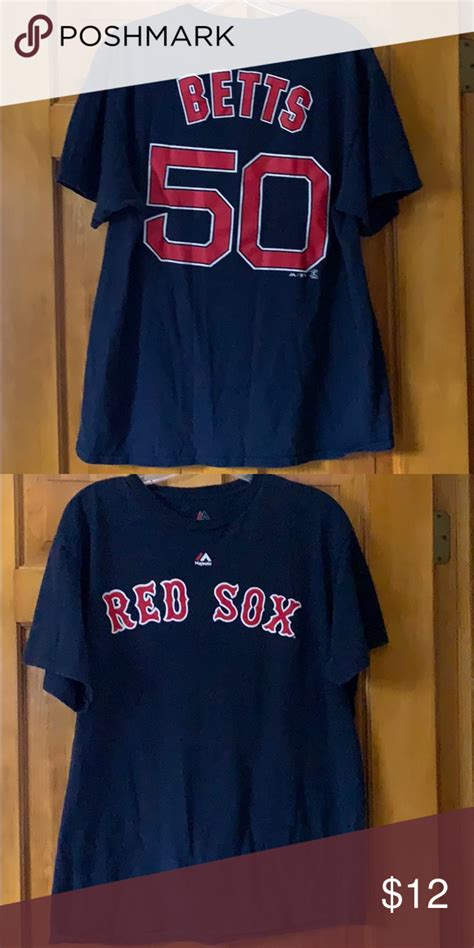 Mookie Betts Boston Red Sox T Shirt Size Large