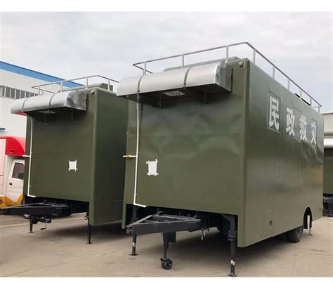 Mobile Military Field Kitchen Trailer For Cooking 150 Persons' Meals ...