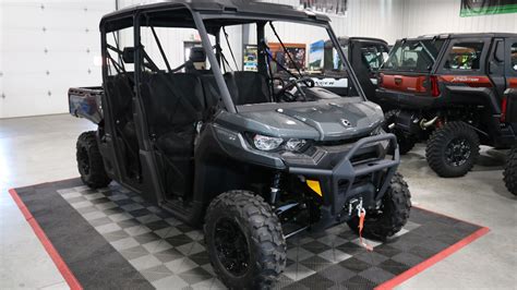 New 2024 Can Am Defender MAX XT HD9 Stone Gray Utility Vehicles For