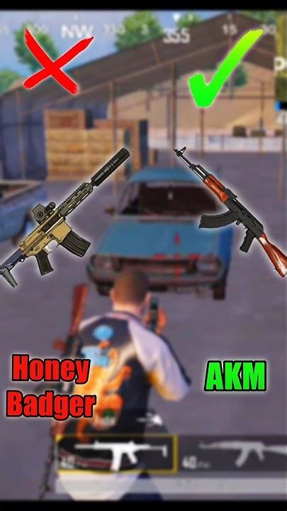 Honey Badger Vs Akm 🙏 Tips And Tricks Shorts Viralshorts Pubg Bgmi