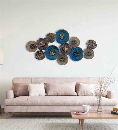 Buy Multicolor Metallic Wall Art By Craftter Online Abstract Metal