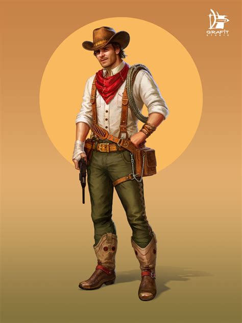 Artstation Wild Frontier Game Characters Grafit Studio Western