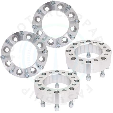 4 Pcs Wheel Spacers Adapter 8x6 5 To 8x180 2 Thick 50mm 14x1 5 For