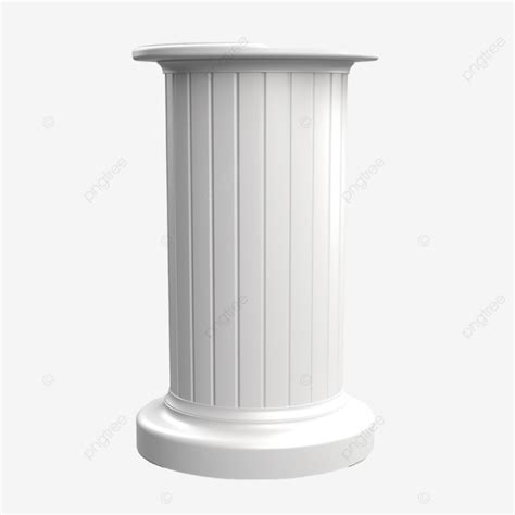 3d Pedestal Isolated Pedestal Ancient Antique Png Transparent Image