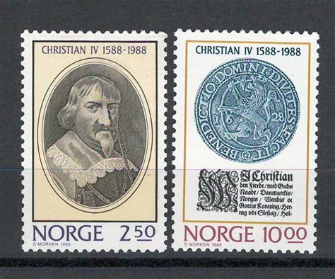 Norvegia Mnh De Ani De La Urcarea Pe Tron A Lui Christian Iv