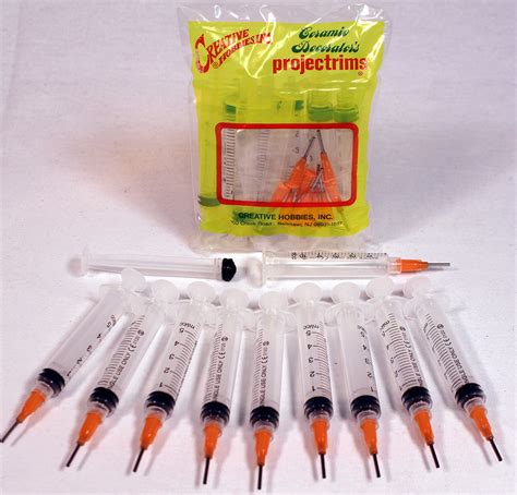 Creative Hobbies® Glue Applicator Syringe for Flatback Rhinestones ...