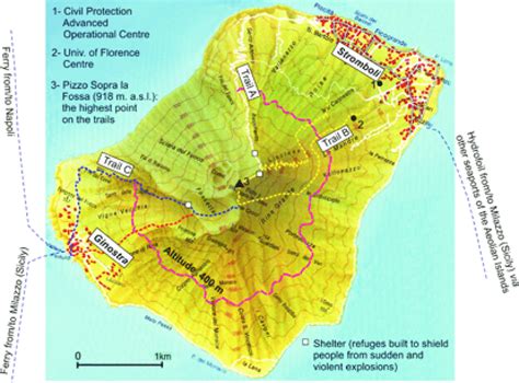 Stromboli Volcano Diagram