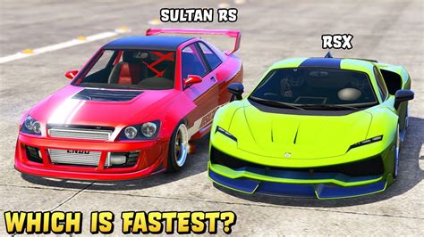 GTA 5 SULTAN RS Vs ITALI RSX Which Is Fastest YouTube