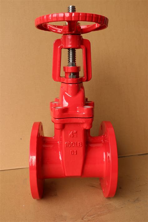 Ductile Iron Rubber Seat Flange Gate Valve Gate Valve And Soft Seal