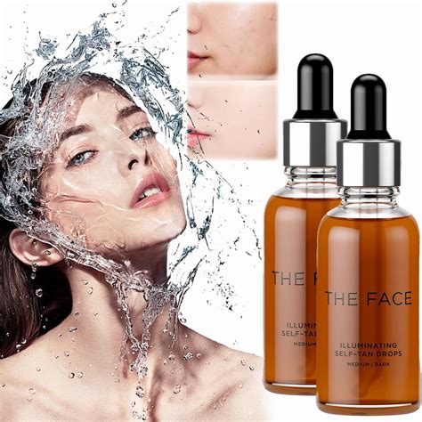 Tan-Luxe The Face - Illuminating Self-Tan Drops To Create Your Own Self