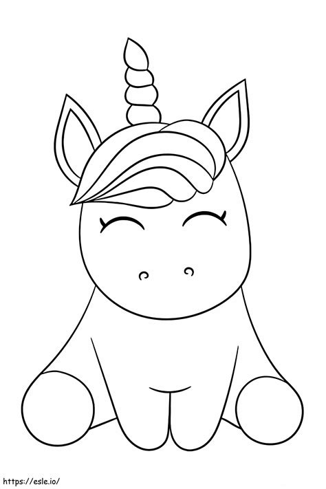 Dibujos De Unicornio F Cil Para Colorear Vsun