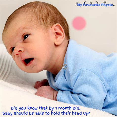 Did You Know That By 1 Month Old Babies Should Be Able To Hold Their