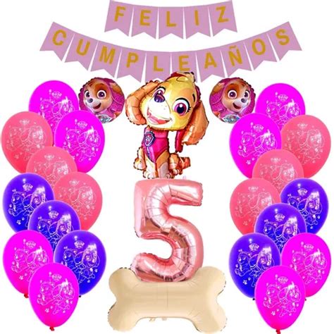 Combo Kit Deco Fiesta Globos Paw Patrol Skay N