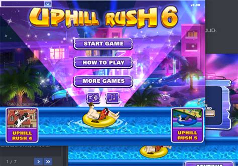 Uphill Rush Six - 업힐러쉬6 (Uphill Rush 6) - 워터파크 레이싱게임 > 스포츠 - Flash Player