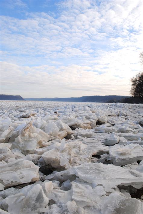 Jamming With An Ice Jam On The Susquehanna River