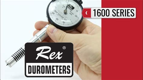 Rex Durometer Model 1600 Product Video Presentation Youtube