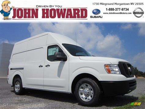 2012 Blizzard White Nissan Nv 2500 Hd S High Roof 51670107 Photo 1