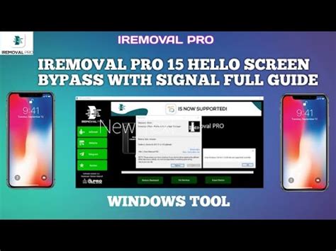 IRemoval PRO IOS 15 HELLO SCREEN BYPASS WITH SIGNAL FULL GUIDE Ios