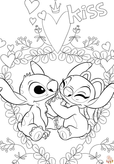 Stitch Et Angel Coloriage Angel Coloring Pages Coloring Pages Images