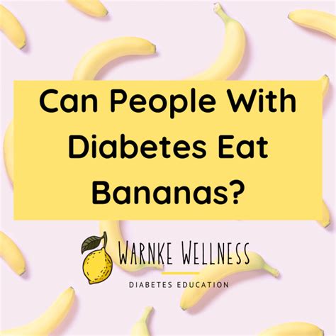 Can People With Diabetes Eat Bananas