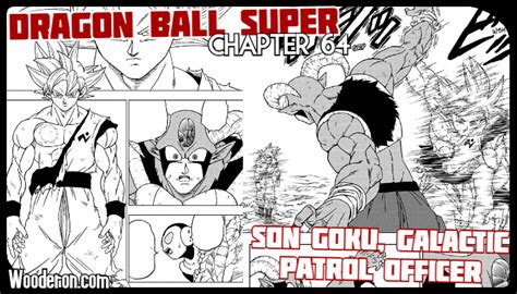 Dragon Ball Super Manga Chapter 64 Son Goku Galactic Patrol Officer