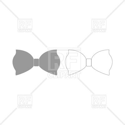 Bow Tie Silhouette Vector at Vectorified.com | Collection of Bow Tie Silhouette Vector free for ...