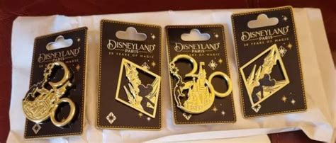 Disney Disneyland Paris Th Anniversary Castle Tinker Bell Pin