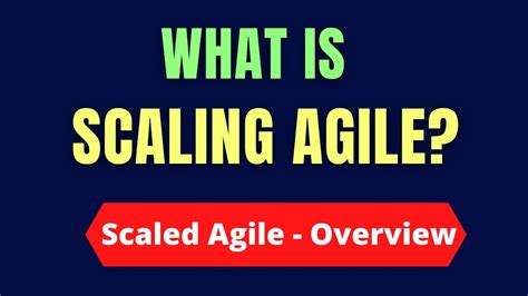 Scaling Agile What Is Scaling Agile Safe Introduction What Is