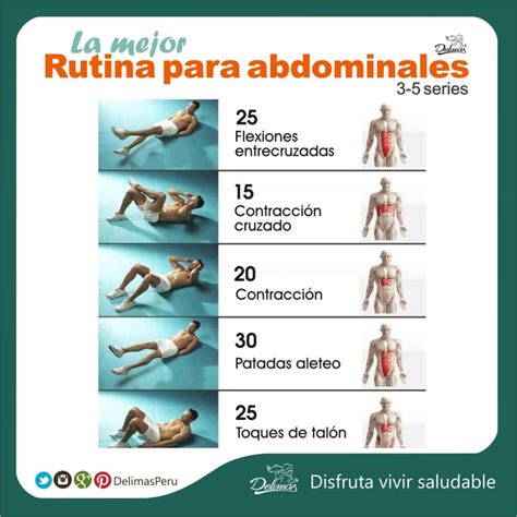 La Mejor Rutina De Ejercicios Abdominales Abdomen Plano Blog Vive Sano