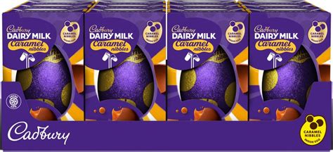 Cadbury Dairy Milk Caramel Nibbles Chocolate Egg 96g Box Of 12 Uk Grocery