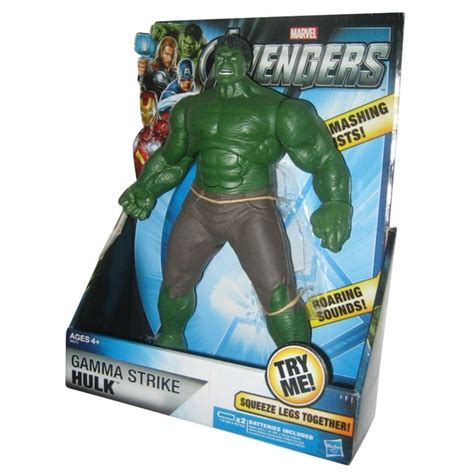 Marvel Comics The Avengers Gamma Strike Talking Hulk 10 Hasbro Figure