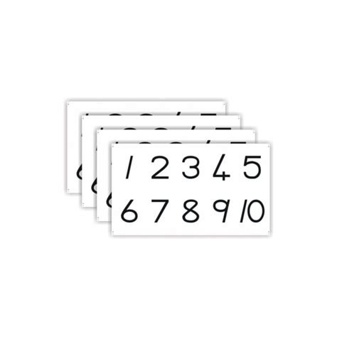 desk cards number symbols