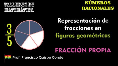 05 RepresentaciÓn De Fracciones En Figuras GeomÉtricas FracciÓn Propia