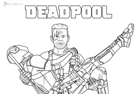 Deadpool Coloring Pages 110 Pictures Free Printable