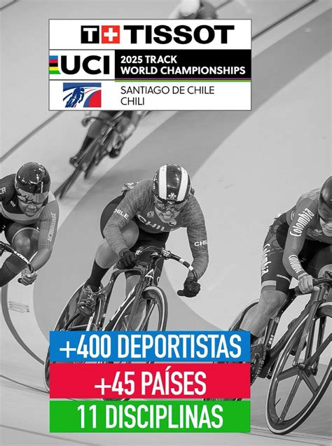 Confirmado Santiago será sede del Mundial de Ciclismo Pista 2025