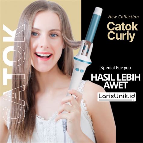 Jual Alat Catokan Cetokan Curly Rambut Roll Gulung Keramik Putih Catok