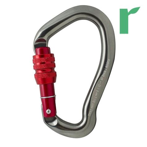 Jual Karabiner Fusion Techno Wave Screw Gate Aluminium Carabiner Di