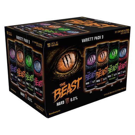 The Beast Unleashed Variety Pack #2 12pk 12oz Can 6% ABV - Delivered In