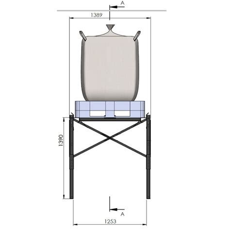 Vidbag Modulo Neva Estrutura De Descarga Para Paletes Neva Memidos