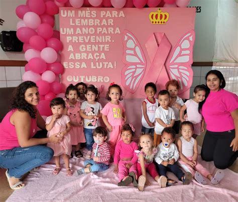 A Escola Creche Menino Jesus também participou da campanha Outubro