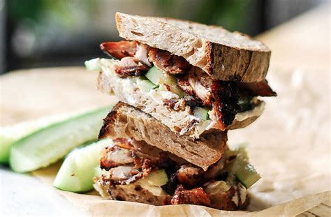 Tzatziki Turkey Cucumber & Cream Cheese Sandwich - Canadian Turkey