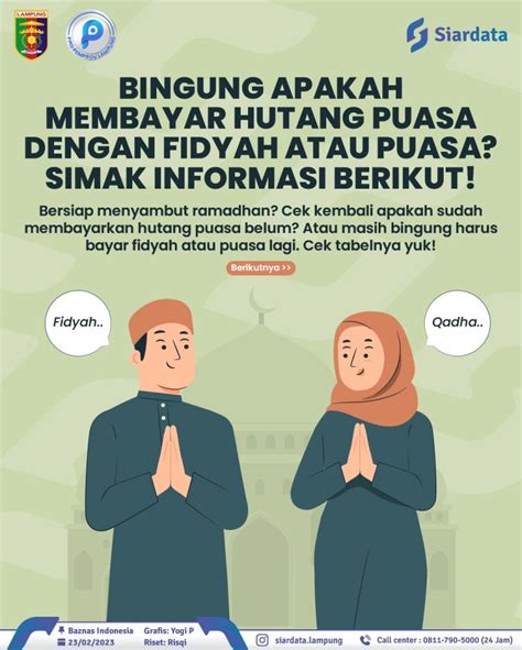 Membayar Hutang Puasa Ramadhan Dengan Fidyah Contoh Surat Resmi