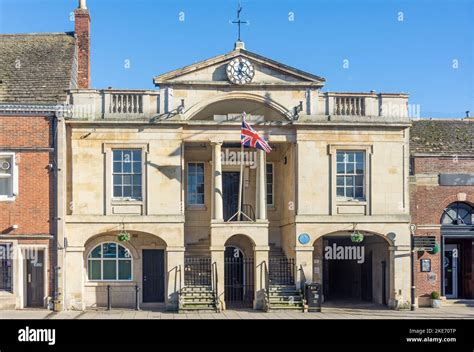 Bourne town hall north street bourne lincolnshire town centre cl hi-res ...