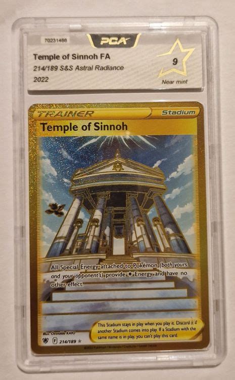 Temple Of Sinnoh 214189 Astres Radieux Pca 9 Kaufen Auf Ricardo