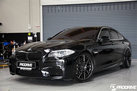 Angel Eyes: Black BMW 5-Series Gets Crystal Clear Headlights — CARiD ...