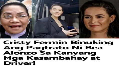 SHOCKCRISTY FERMIN BINUKING ANG PAGTRATO NI BEA AL0NZ0 SA KANYANG MGA