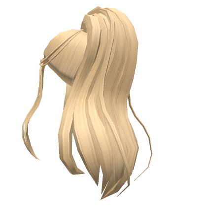 Blonde Grande Ponytail Roblox Item Rolimon S