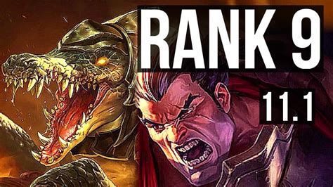 RENEKTON Vs DARIUS TOP Rank 2 Renekton Rank 9 8 3 7 BR